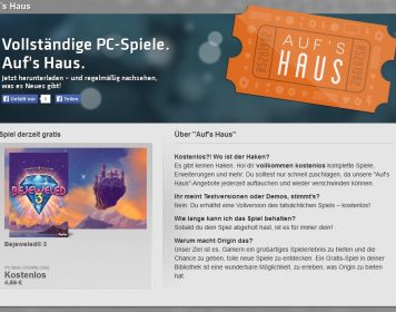 Origin Aufs Haus Ea Verschenkt Bejeweled 3 Mde Gaming