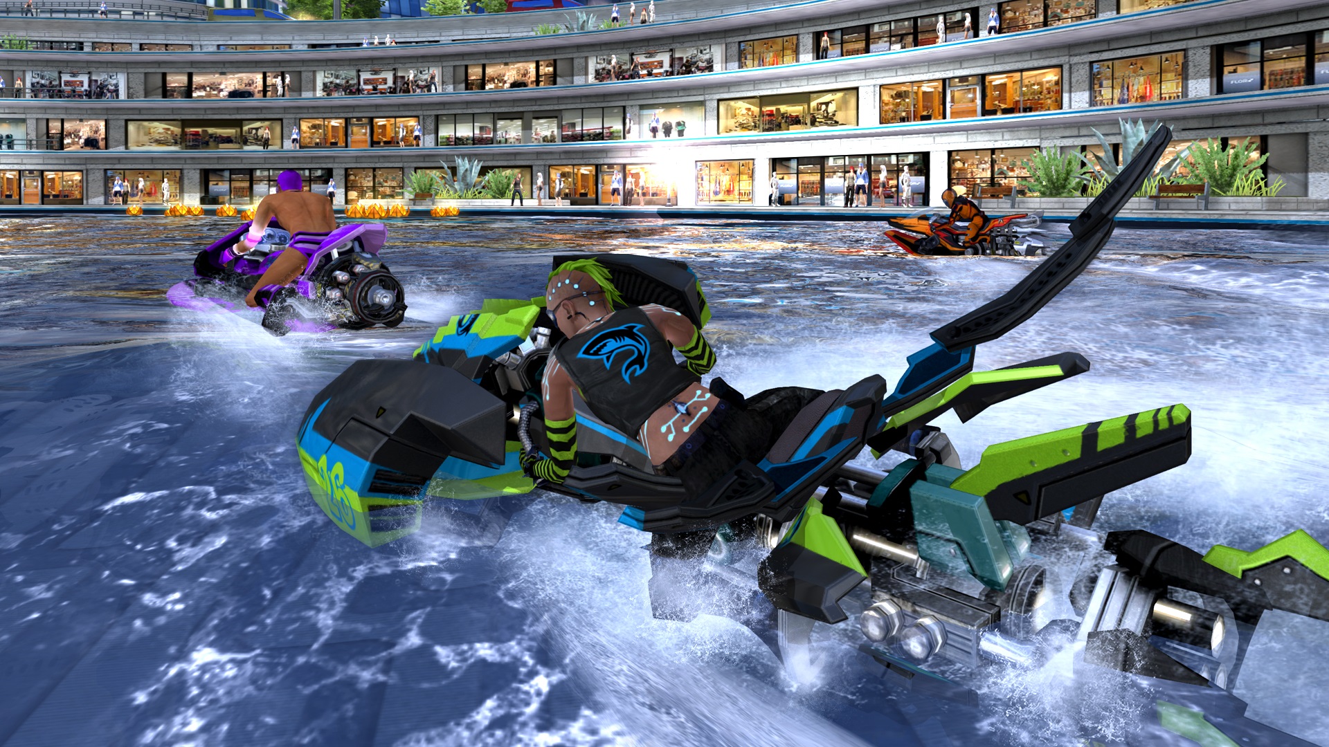 Игра водные гонки. Riptide GP: Renegade. Riptide GP: Renegade 2. Riptide gp2. Гонки на водных мотоциклах для андроид.