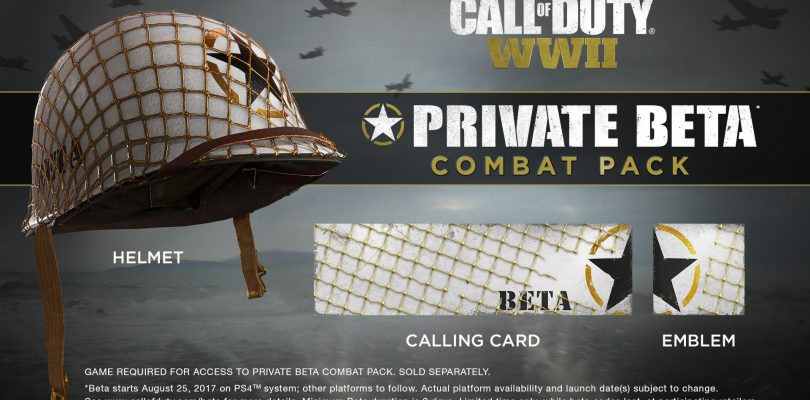 Call of Duty WW2 – Spieler der Beta erhalten Goodies