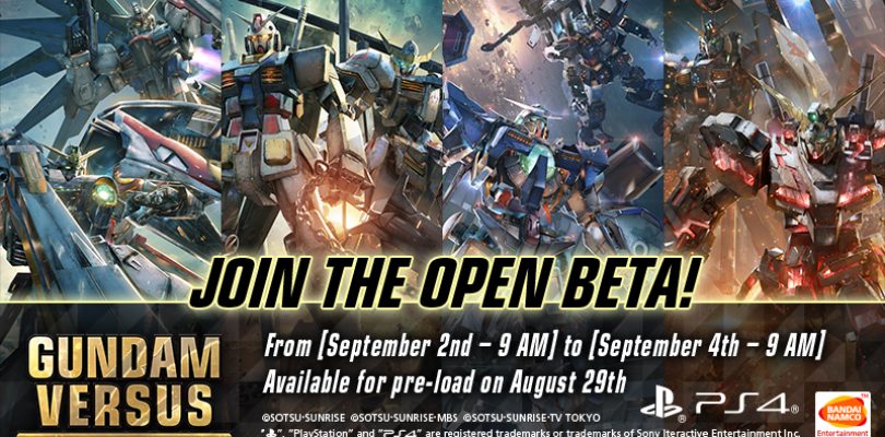 Gundam Versus – Open Beta startet am 02. September