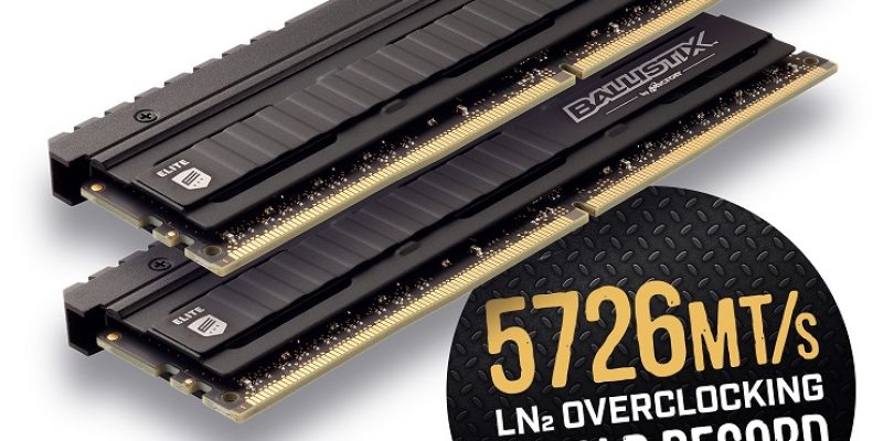 Ballistix Elite – DDR4 Ram-Riegel stellen neuen Overclocking-Weltrekord auf