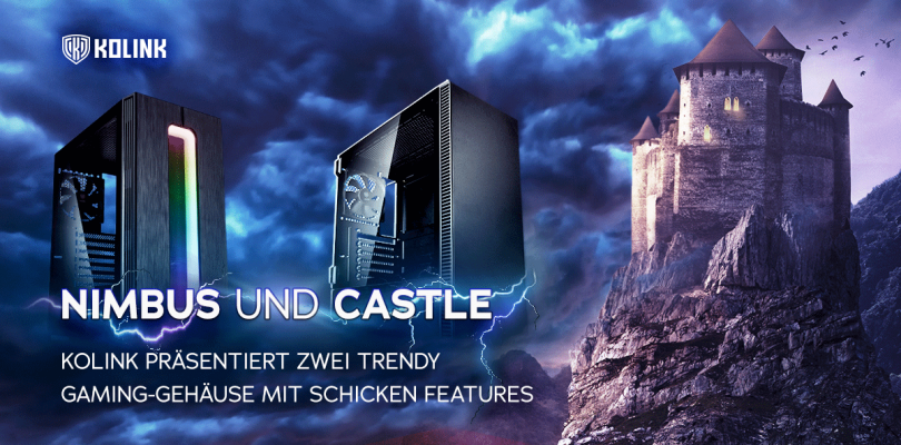 Kolink veröffentlicht zwei neue PC-Tower namens Castle und Nimbus