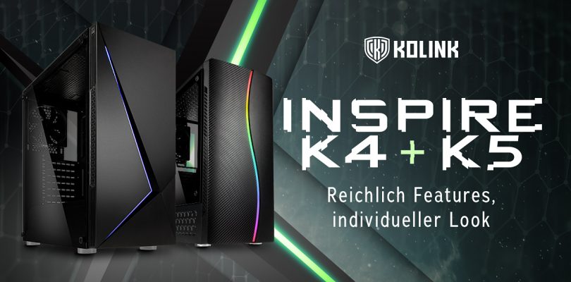 Kolink veröffentlicht neue ATX-Gehäuse Inspire K4 & K5