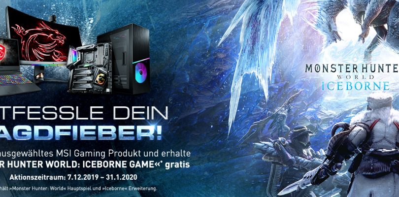 MSI-Hardware kaufen und Monster Hunter World als auch Iceborne gratis erhalten