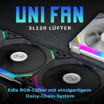 Die Lian Li UNI FAN SL120 Lüfter im Detail