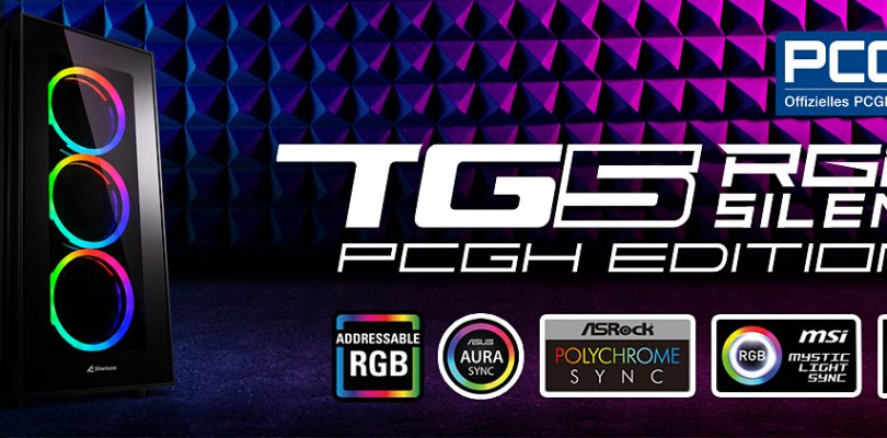 TG5 RGB Silent PCGH Edition – Geräuscharmes Gehäuse von Sharkoon