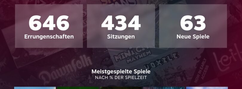 Der persönliche Steam Jahresrückblick 2025 ist da